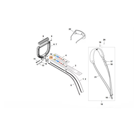 STIHL  Element zaciskowy 4130 791 6805